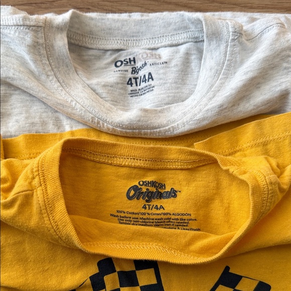 OshKosh B’gosh - Striped and Graphic Shirts Bundle - 4T - Picture 4 of 4